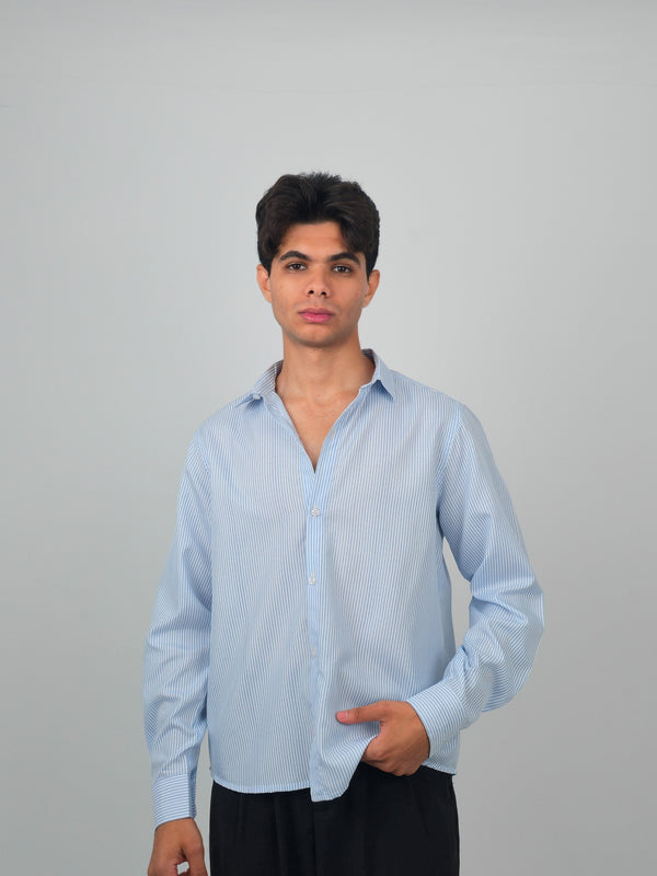 Baby Blue Casual Shirt